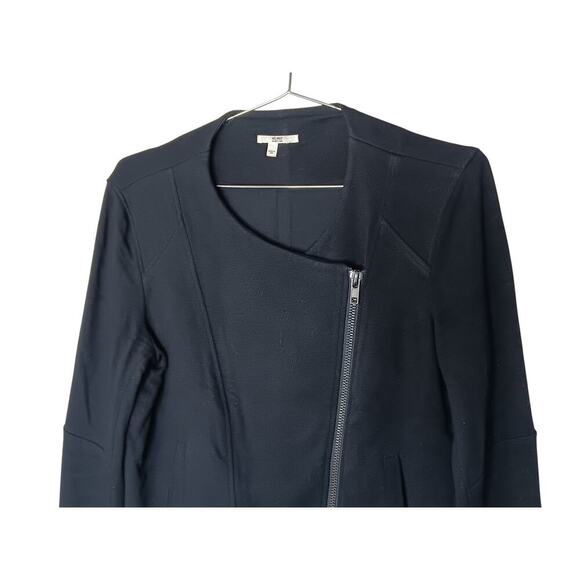 Helmut Lang Black Asymmetrical Zip Jacket Women’s Size L  Made in USA - Picture 6 of 16